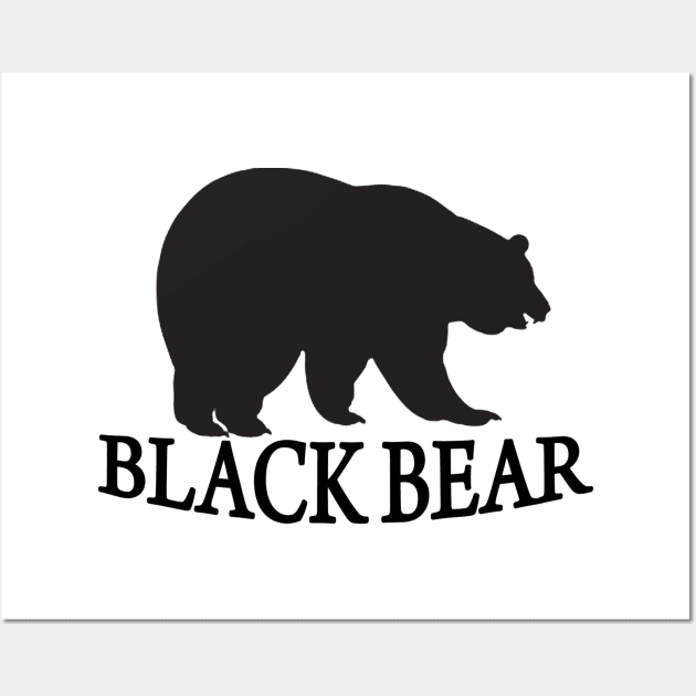 Black Bear Wall Art by joesboet